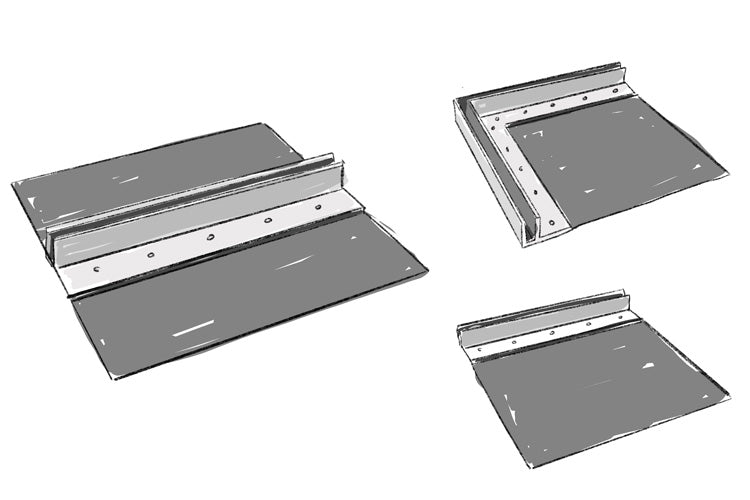 Illustration Dachterrasse 100 cm
