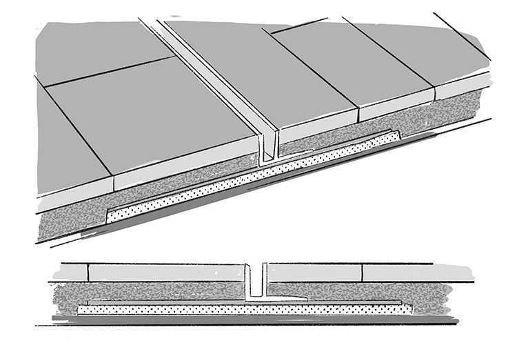 Illustration Plattenbelag